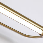 Arisha Modern Linear Metal Vanity Wall Lamp, Gold