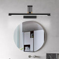 Arisha Modern Adjustable Mirror Front Vanity Metal LED Wall Lamp, Black/White