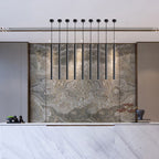 Arisha Linear Minimalist Cylinder Pendant Light