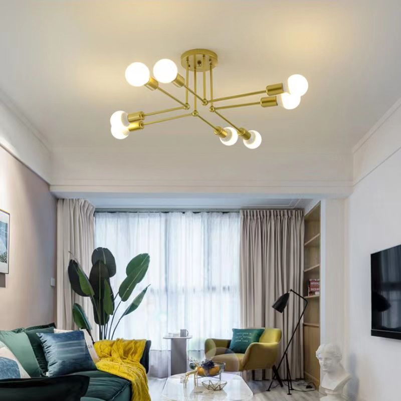 Valentina  Flush Mount Ceiling Light Linear Industrial