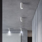 Aria Modern Cylinder LED Flush Mount Ceiling Light, Living Room