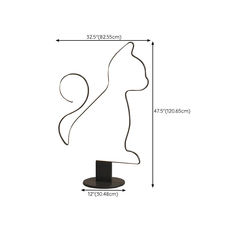 Edge Modern Cat/Dog Linear Metal Floor Lamp