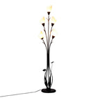 Bella Flower Branching Black Floor Lamp, Living Room