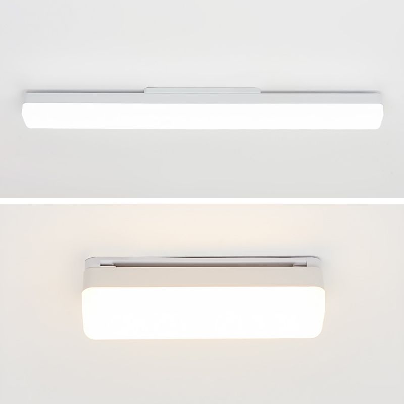 Arisha Modern Rectangular Modern Wall Lamp, White