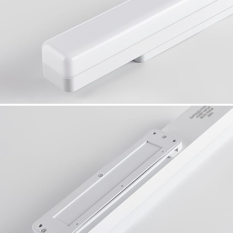 Arisha Modern Rectangular Modern Wall Lamp, White