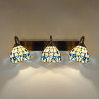 Arisha Vintage Flower Shaped Metal/Glass bedroom wall lamp