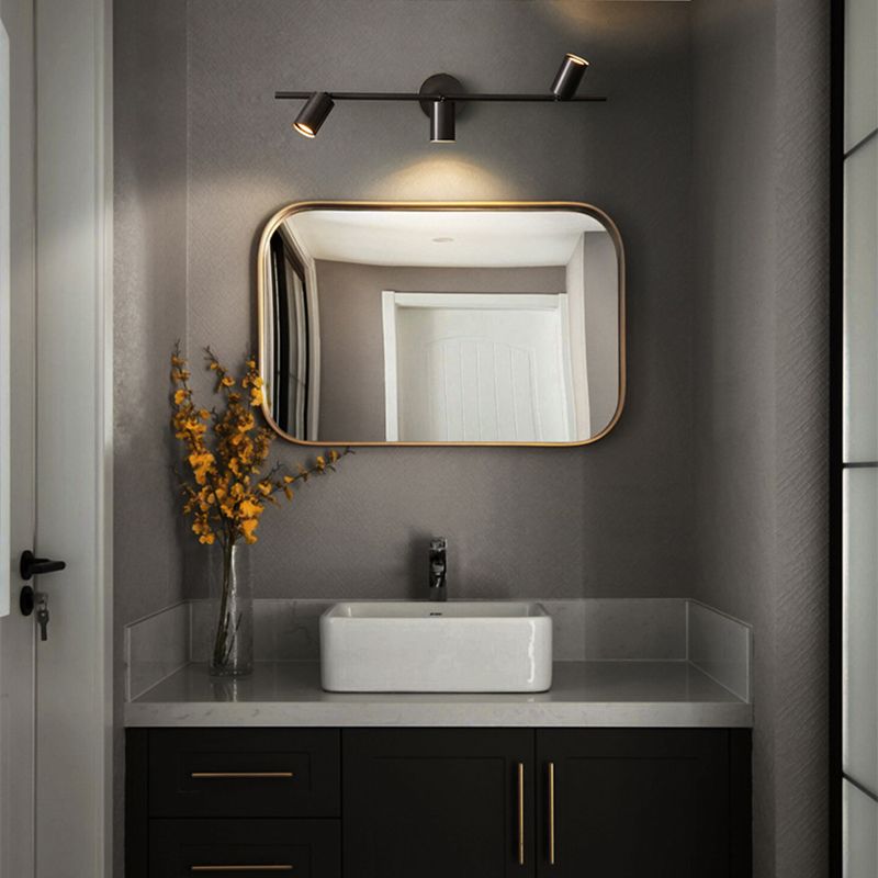 Griv Modern Cylinder Rotatable Spotlight Wall Lamp Brass