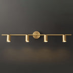 Griv Modern Cylinder Rotatable Spotlight Wall Lamp Brass