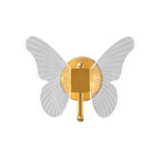 Arisha Cute Butterfly Metal Wall Lamp, Gold
