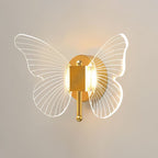 Arisha Cute Butterfly Metal Wall Lamp, Gold