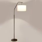 Eryn Cylinder Shape Floor Lamp, Over Arching Floor Lamp, Unique