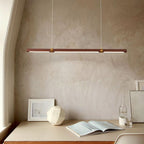 Muto Modern Minimalist Pendant Light, Metal Water Transfer Wood