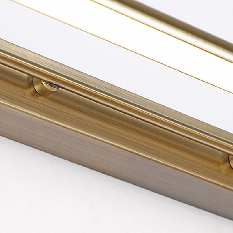 Arisha Modern Linear Metal Vanity Wall Lamp, Gold