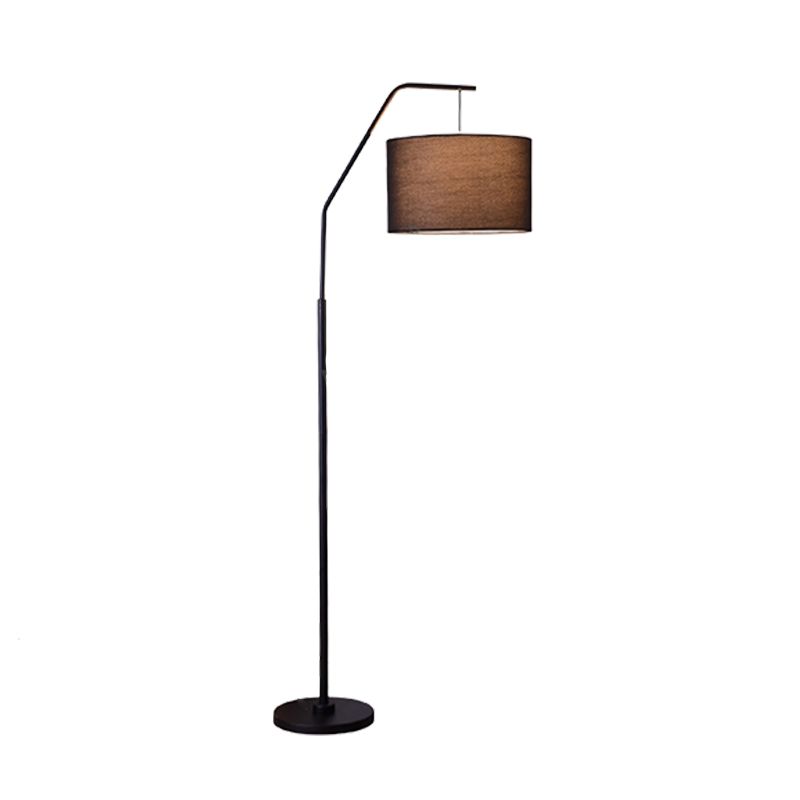 Eryn Cylinder Shape Floor Lamp, Over Arching Floor Lamp, Unique
