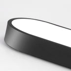 Arisha Oval Flush Mount LED Ceiling Light, Black/White/Grey/Gold