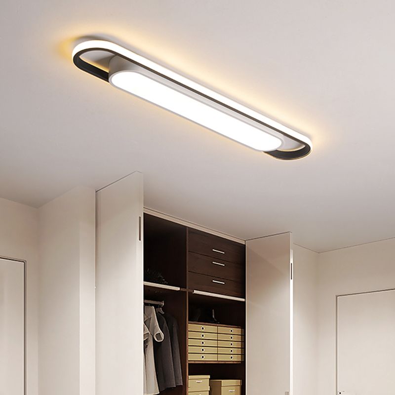 Arisha Modern Dou-Layer Flush Mount LED Ceiling Light