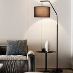 Eryn Cylinder Shape Floor Lamp, Over Arching Floor Lamp, Unique