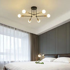 Valentina  Flush Mount Ceiling Light Linear Industrial