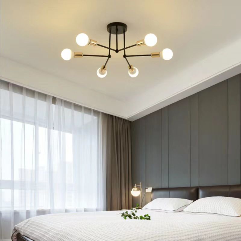Valentina  Flush Mount Ceiling Light Linear Industrial