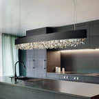 Kristy Modern Crystal Pendant Light Black/White/Brown/Gold
