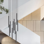Arisha Linear Minimalist Cylinder Pendant Light
