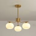 Valentina Pendant Light Semi-Circular Modern, Metal/Glass, Gold/Nickel, Dining Room