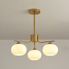Valentina Pendant Light Semi-Circular Modern, Metal/Glass, Gold/Nickel, Dining Room