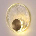 Kristy Art Deco Globe Crystal&Metal Bedroom Wall Lamp, Gold