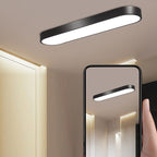 Arisha Oval Flush Mount LED Ceiling Light, Black/White/Grey/Gold