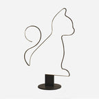 Edge Modern Cat/Dog Linear Metal Floor Lamp