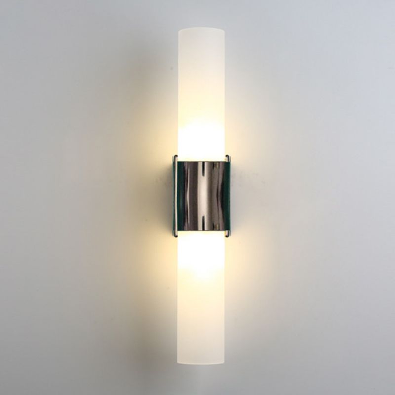 Arisha Modern Double Headed Metal Glass Vanity Wall Lamp, Black/Gold