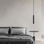 Arisha Minimalist Cylinder Black Pendant Light