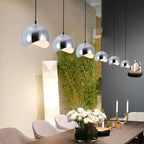 Cohen Nordic Globe Pendant Light, Metal, Kitchen Island