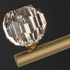 Kristy Metal & Crystal Pendant Light, Gold