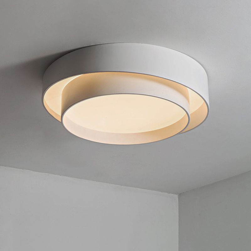 Arux Nordic Art Deco Circular Flush Mount Ceiling Light