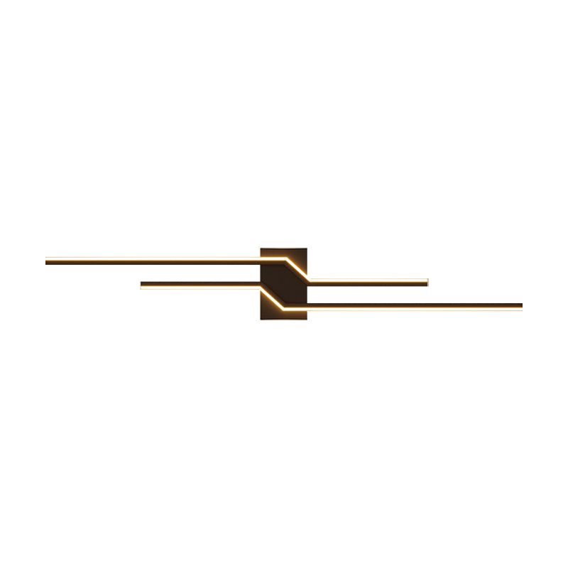 Arisha Minimalist Linear Metal Vanity Wall Light