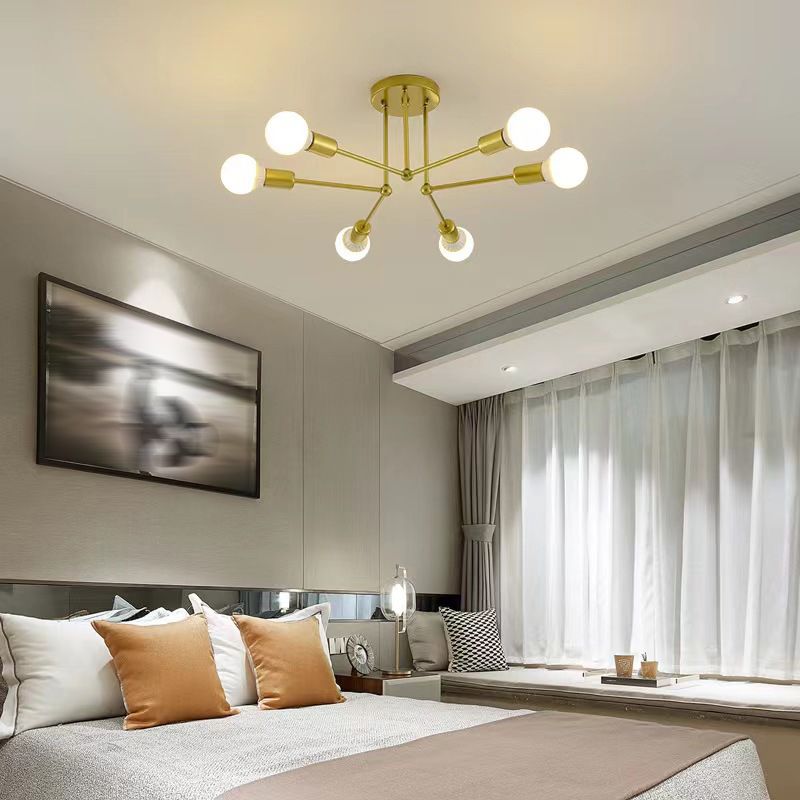 Valentina  Flush Mount Ceiling Light Linear Industrial