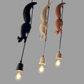 Aria Pendant Light Squirrel/Pinecone Modern, Resin, Restaurant