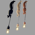 Aria Pendant Light Squirrel/Pinecone Modern, Resin, Restaurant