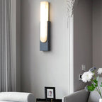 Arisha Modern Rectangular Stone Metal Wall Lamp
