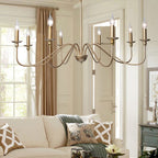 Orix Retro Vintage Candle Metal Chandelier