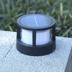 Ray Modern Cube/Cylinder Metal Lamp Outdoor, Black