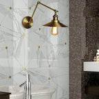 Silva Vintage Adjustable Wall Lamp, Bedroom