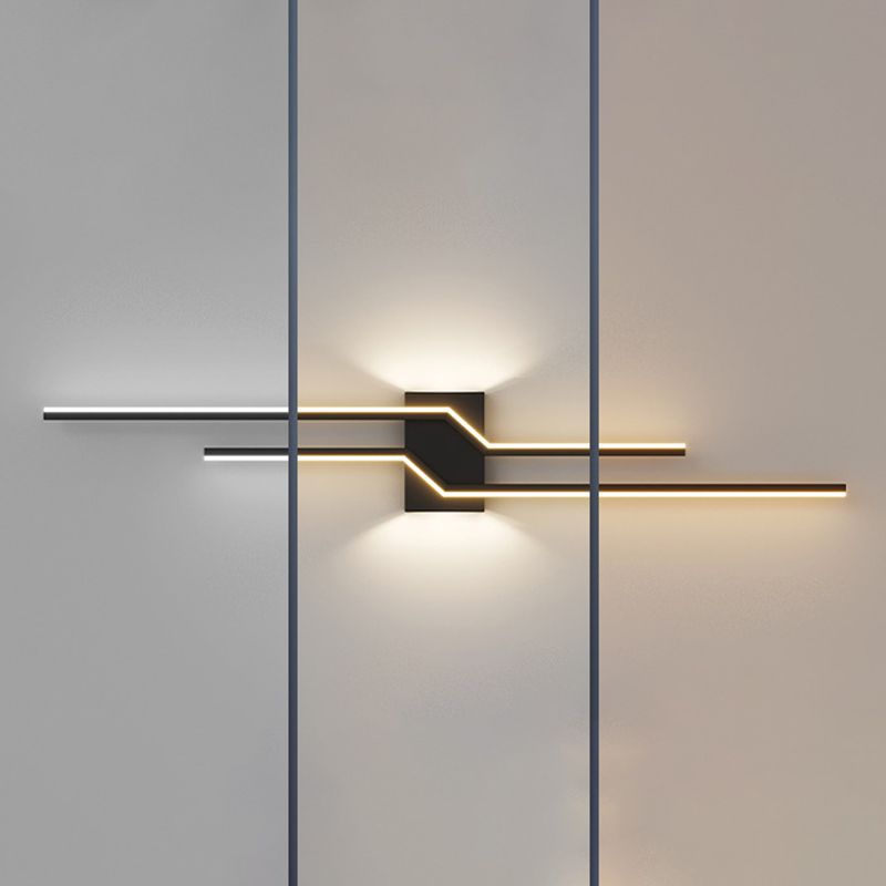 Arisha Minimalist Linear Metal Vanity Wall Light