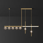 Kristy Metal & Crystal Pendant Light, Gold