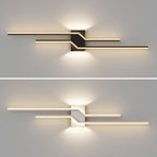Arisha Minimalist Linear Metal Vanity Wall Light
