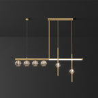 Kristy Metal & Crystal Pendant Light, Gold