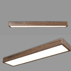 Muto Rectangular Designer Flush Mount Ceiling Light