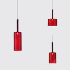 Valentina Minimalist Modern Glass LED Pendant Light, 3 Style