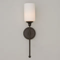 Arisha Milky Glass Mirror Front Vanity Wall Lamp, 2 Colour
